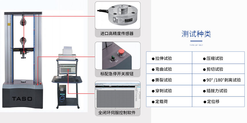 牧象双柱门式拉力机适用行业广泛！